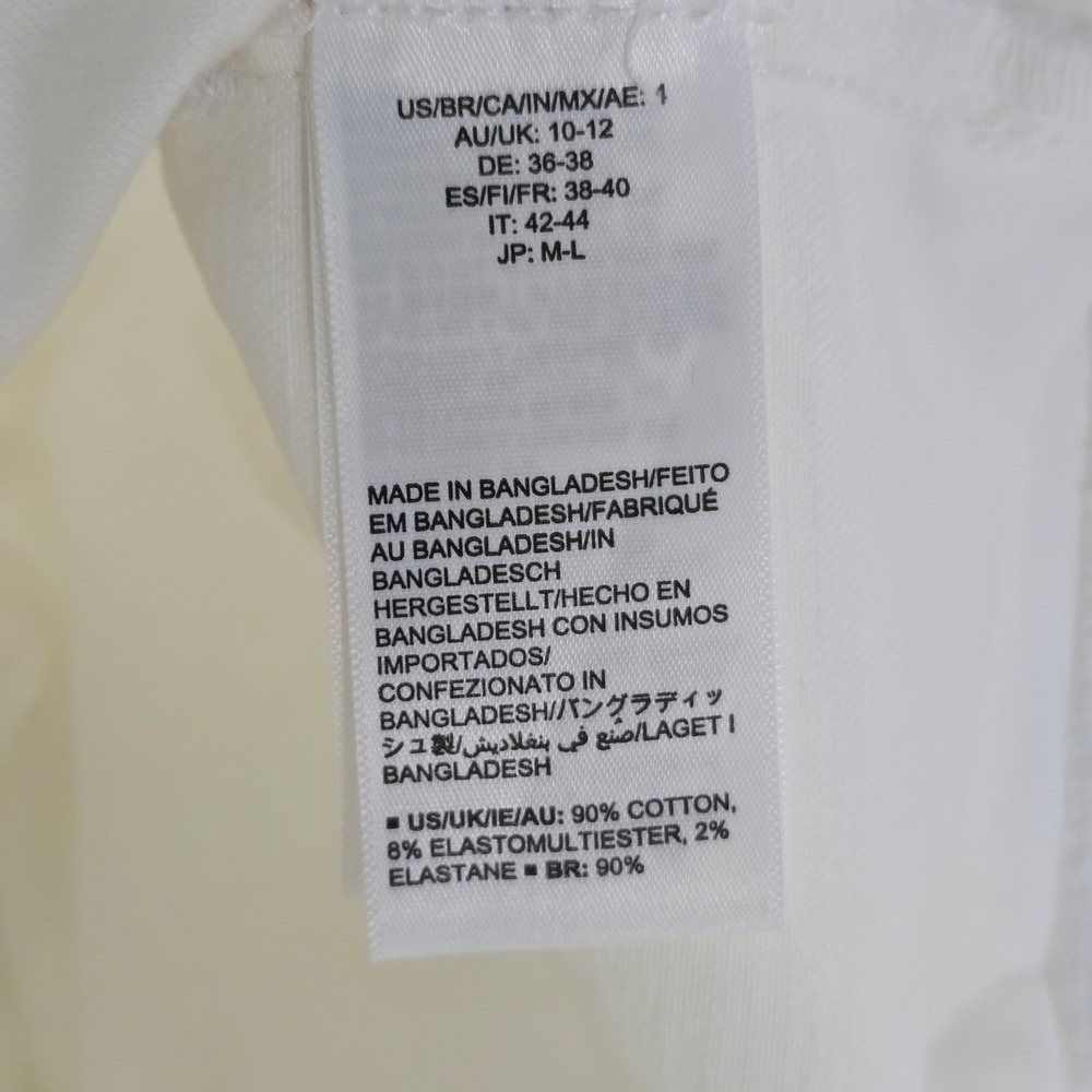 Amazon Essentials Womens White Pull On Skinny Jeans Size 4 Stretch Comfort NWT - Picture 5 of 6